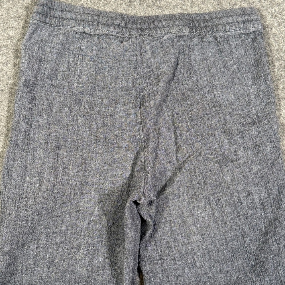 Pure Jill Womens Gray Linen Cotton Blend Drawstring Relaxed Pants XS Petite - Picture 7 of 10